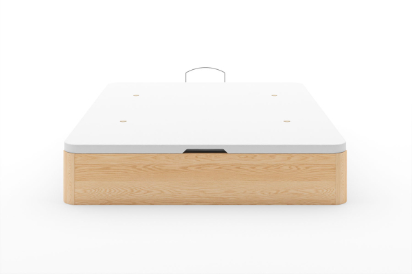 Lit coffre en bois massif Nina – Rangement et solidité