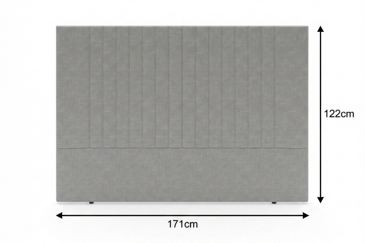 Lit coffre matelassé en tissu Jade – Structure robuste et tête de lit