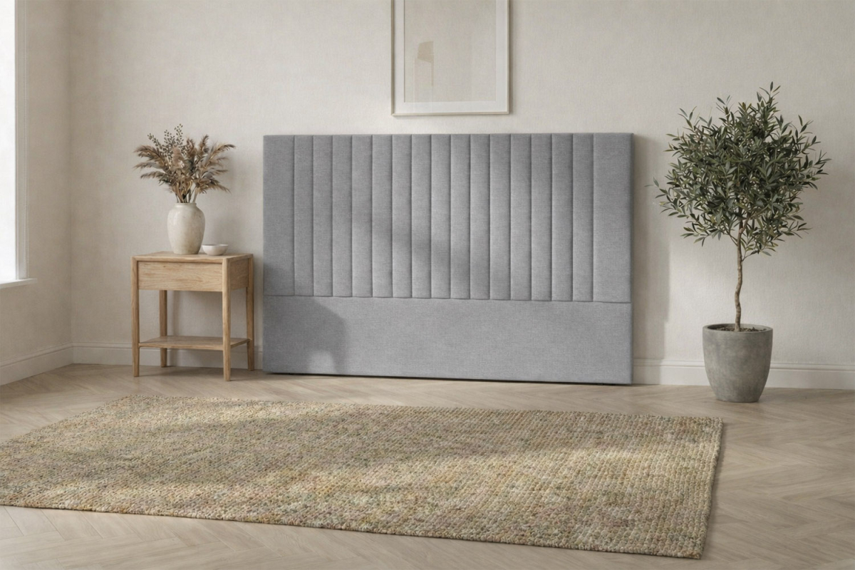 Tête de lit matelassée en tissu Jade – Élégance et stabilité