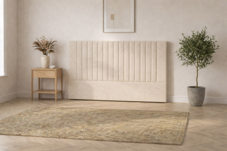 Tête de lit matelassée en tissu Jade – Élégance et stabilité