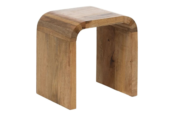 Table de chevet en manguier massif : design premium