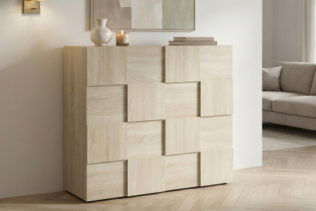 Buffet haut 2 portes 120 cm Calvi – design et rangement pratique