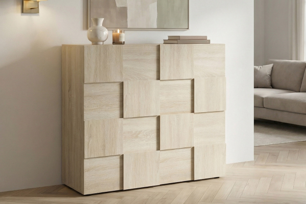 Buffet haut 2 portes 120 cm Calvi – design et rangement pratique