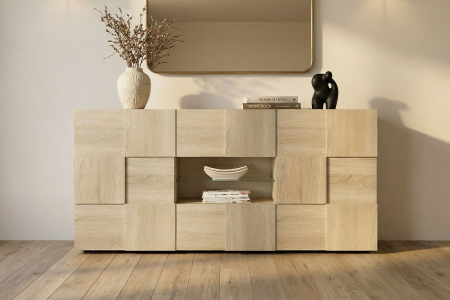 Buffet 2 portes 2 tiroirs 180 cm Calvi – Élégance et rangement