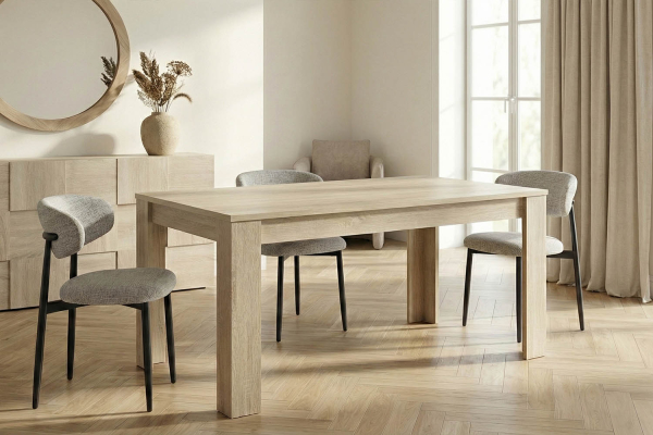 Table à manger 6 à 8 personnes Calvi | Chêne clair