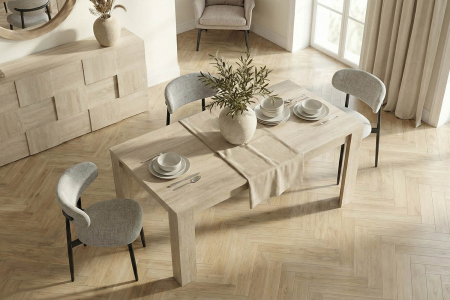 Table à manger 6 à 8 personnes Calvi | Chêne clair