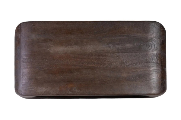 Table basse Senza 122 cm en manguier massif – Mobilier haut de gamme