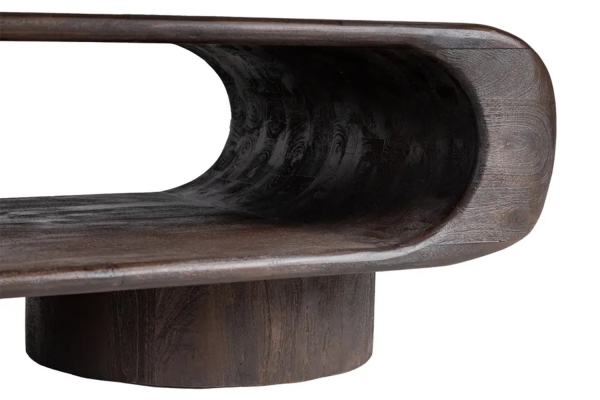 Table basse Senza 122 cm en manguier massif – Mobilier haut de gamme