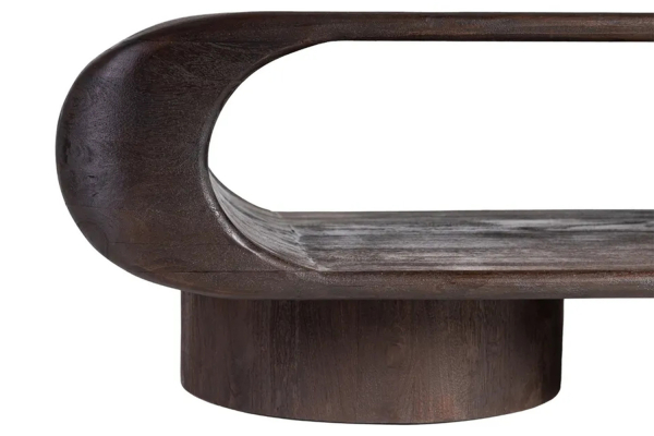 Table basse Senza 122 cm en manguier massif – Mobilier haut de gamme