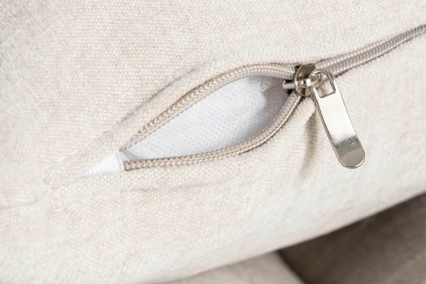 Canapé 2 places en tissu doux Positano  – Tissu lisse et design épuré
