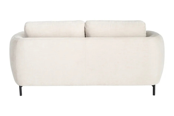 Canapé 2 places en tissu doux Positano  – Tissu lisse et design épuré