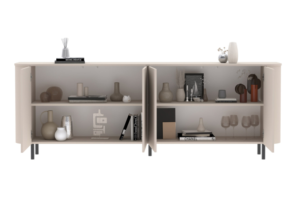Buffet contemporain fabriqué en Italie – Bois certifié FSC