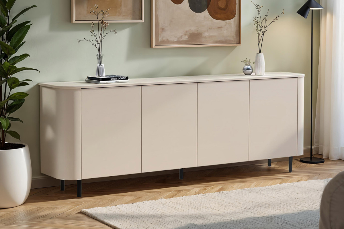 Buffet contemporain fabriqué en Italie – Bois certifié FSC