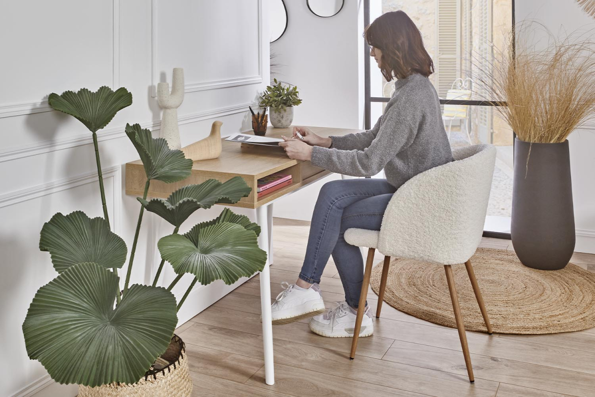 Bureau en bois 1 tiroir Arles