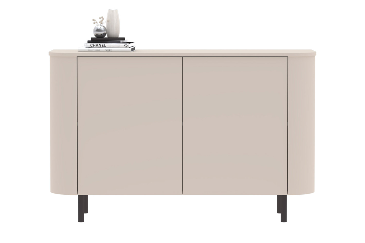 Buffet contemporain fabriqué en Italie – Bois certifié FSC et pieds métal