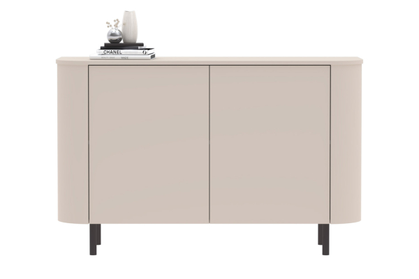 Buffet contemporain fabriqué en Italie – Bois certifié FSC et pieds métal
