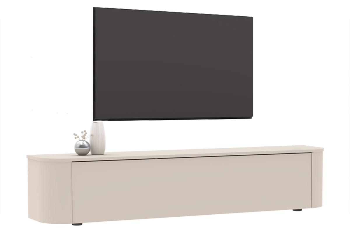 Meuble TV contemporain à poser – Bois certifié FSC