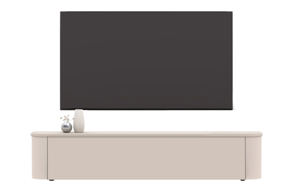 Meuble TV contemporain à poser – Bois certifié FSC