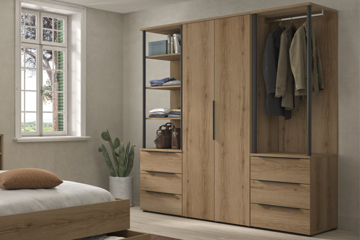 Colonne dressing Altura avec tiroirs – Meuble rangement vertical
