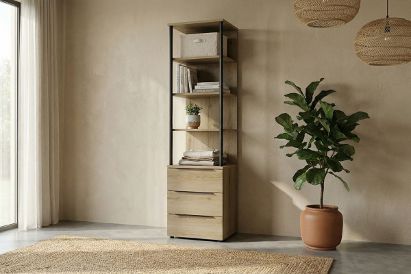 Colonne dressing Altura avec tiroirs – Meuble rangement vertical