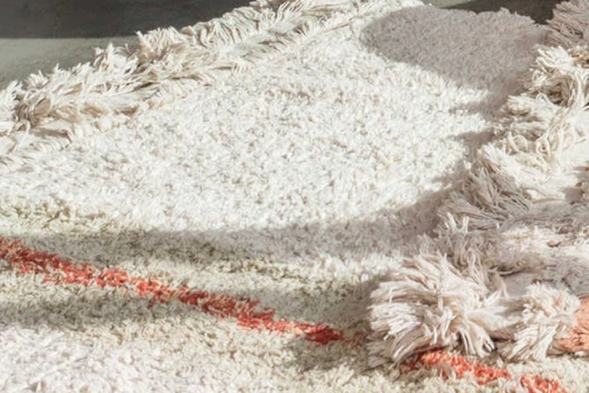 Tapis rectangulaire en coton lavable réversible Lorena Canals