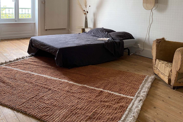 Tapis rectangulaire en coton lavable réversible Lorena Canals