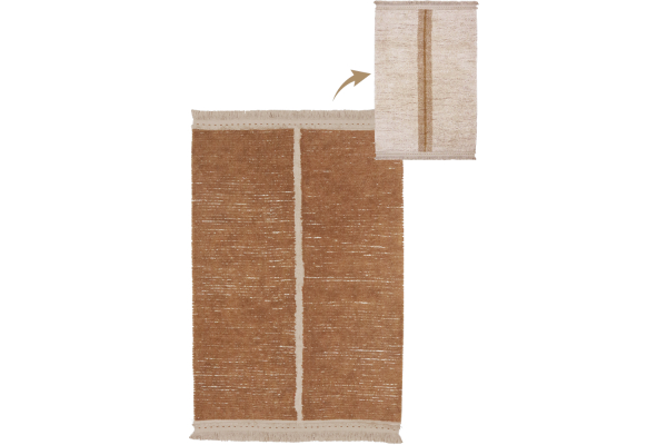 Tapis rectangulaire en coton lavable réversible Lorena Canals