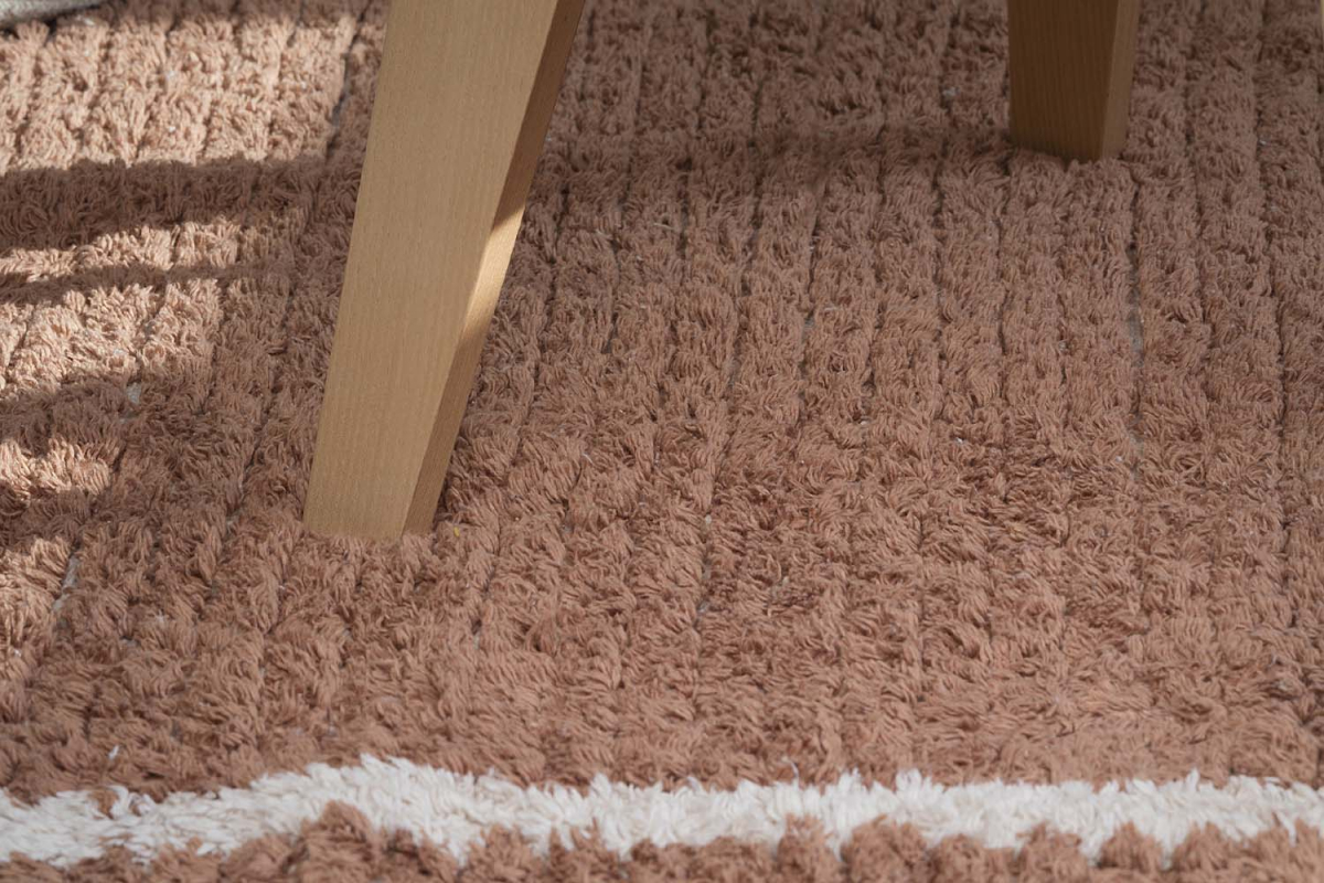Tapis rectangulaire en coton lavable réversible Lorena Canals