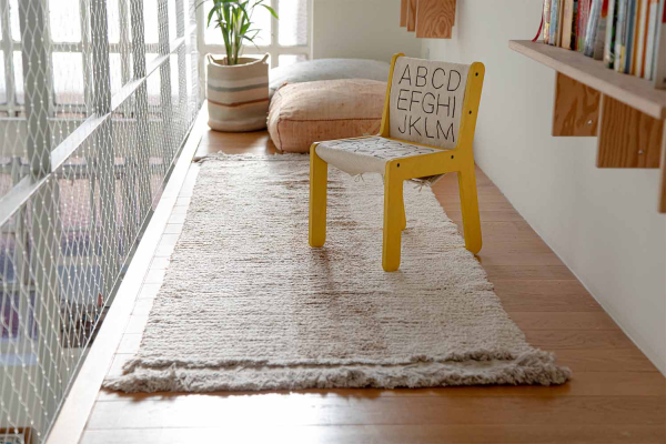 Tapis de couloir en coton lavable réversible Lorena Canals