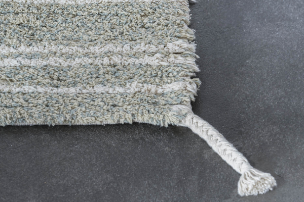 Tapis réversible Lorena Canals – Tapis lavable bleu, marron ou ambre