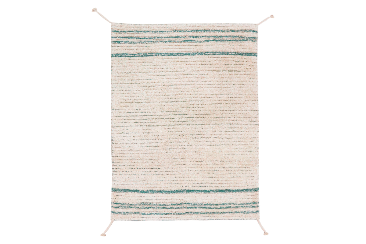 Tapis réversible Lorena Canals – Tapis lavable bleu, marron ou ambre