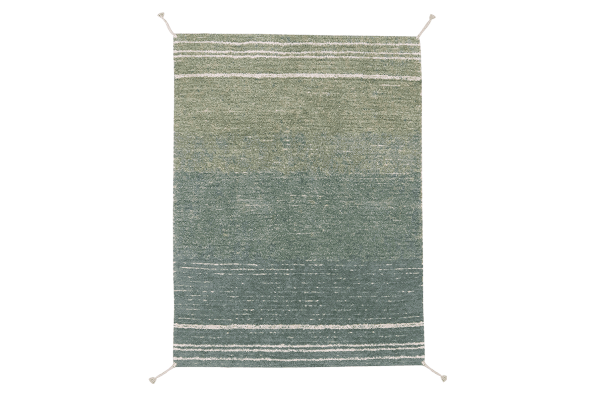 Tapis réversible Lorena Canals – Tapis lavable bleu, marron ou ambre