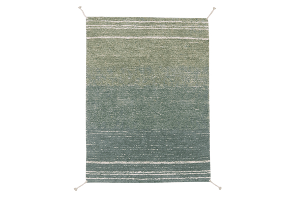 Tapis réversible Lorena Canals – Tapis lavable bleu, marron ou ambre