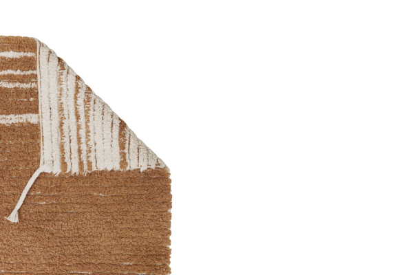 Tapis réversible Lorena Canals – Tapis lavable bleu, marron ou ambre