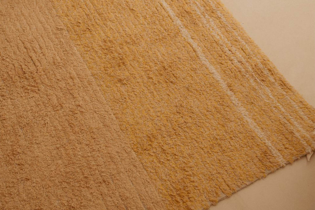 Tapis réversible Lorena Canals – Tapis lavable bleu, marron ou ambre