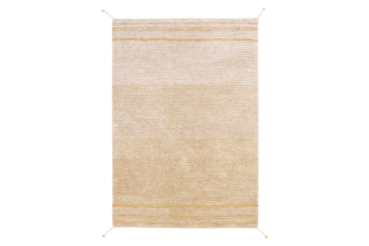 Tapis réversible Lorena Canals – Tapis lavable bleu, marron ou ambre