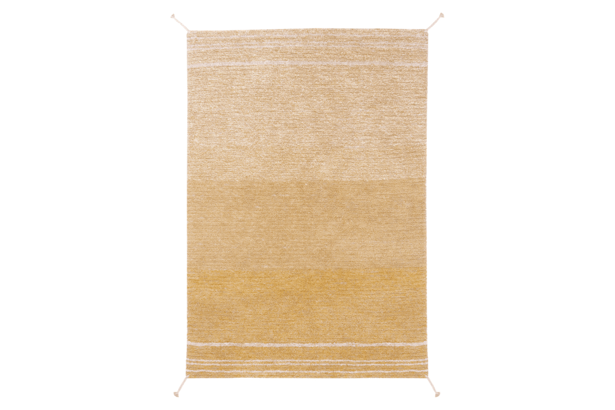 Tapis réversible Lorena Canals – Tapis lavable bleu, marron ou ambre