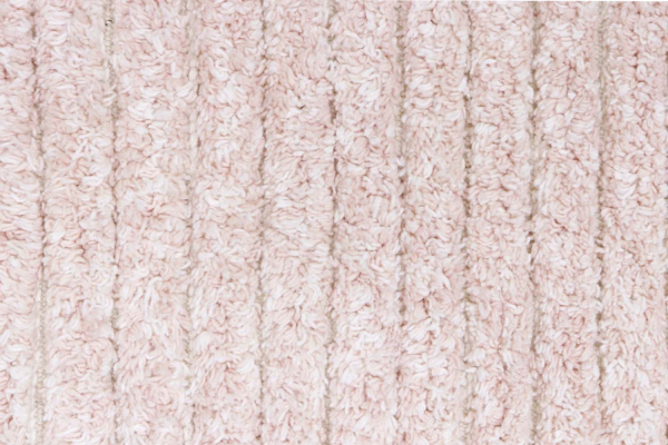Tapis Lorena Canals réversible en coton lavable – Coloris rose et vert