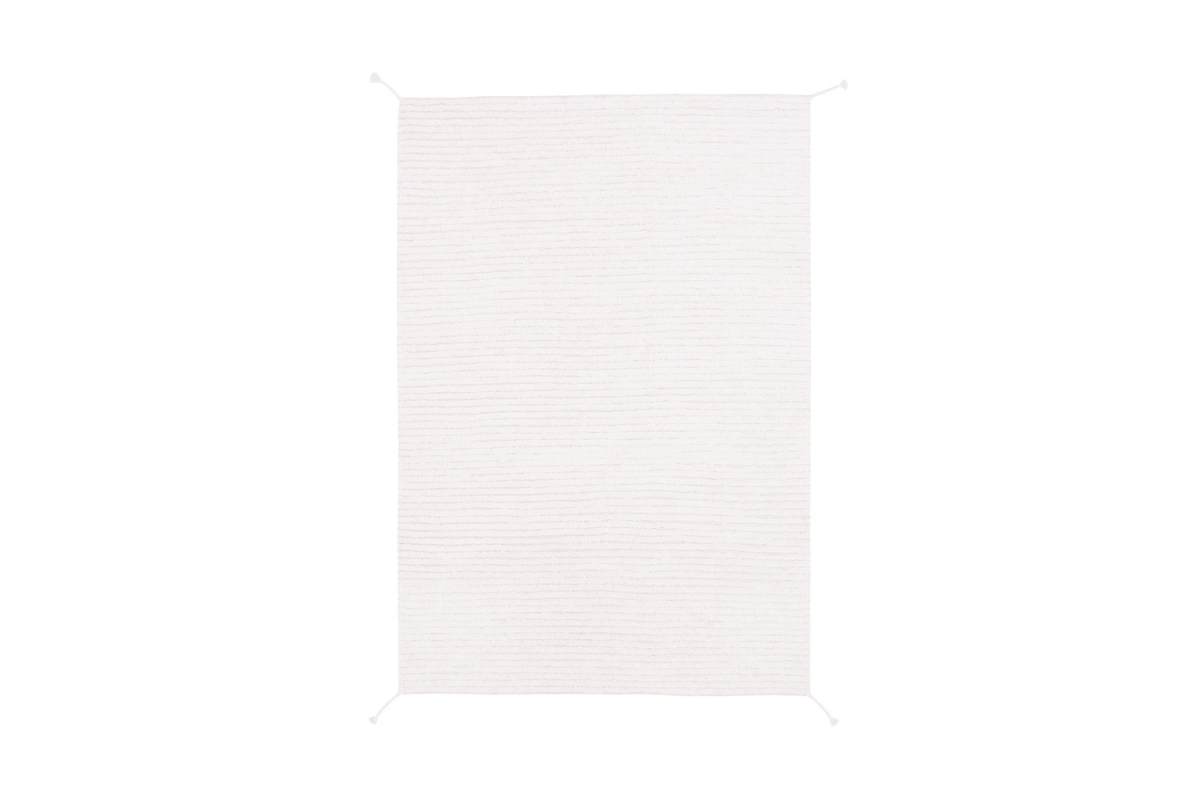 Tapis Lorena Canals réversible en coton lavable – Coloris rose et vert