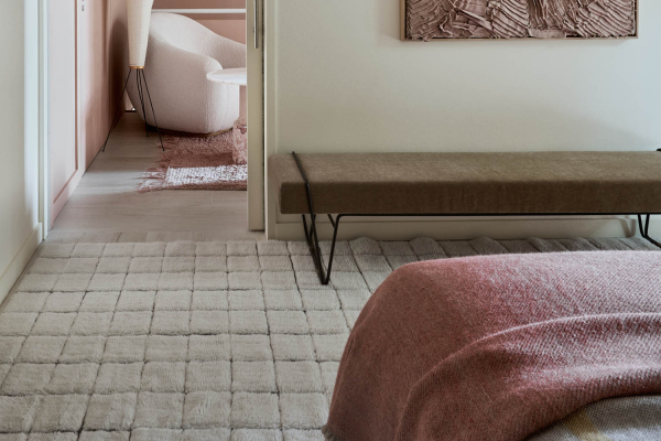 Tapis rectangulaire en laine design Mosaic – Lorena Canals
