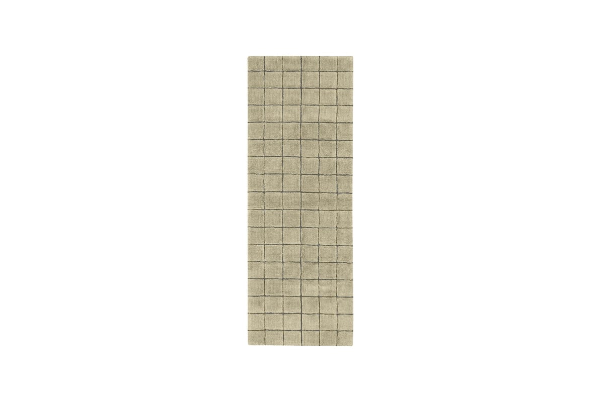 Wollen vloerkleed Mosaic: de grafische loper van Lorena Canals