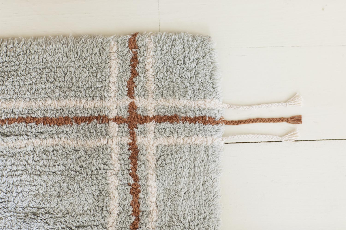 Tapis rectangulaire en coton lavable Lorena Canals