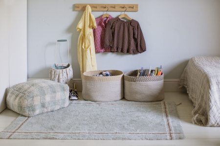 Tapis rectangulaire en coton lavable Lorena Canals