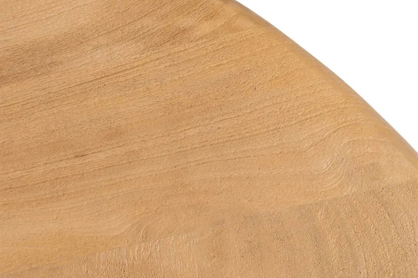 Table ronde en bois de manguier massif 5 pers. Solven