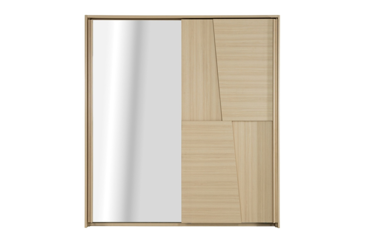 Armoire Soléa 2 portes coulissantes avec miroir
