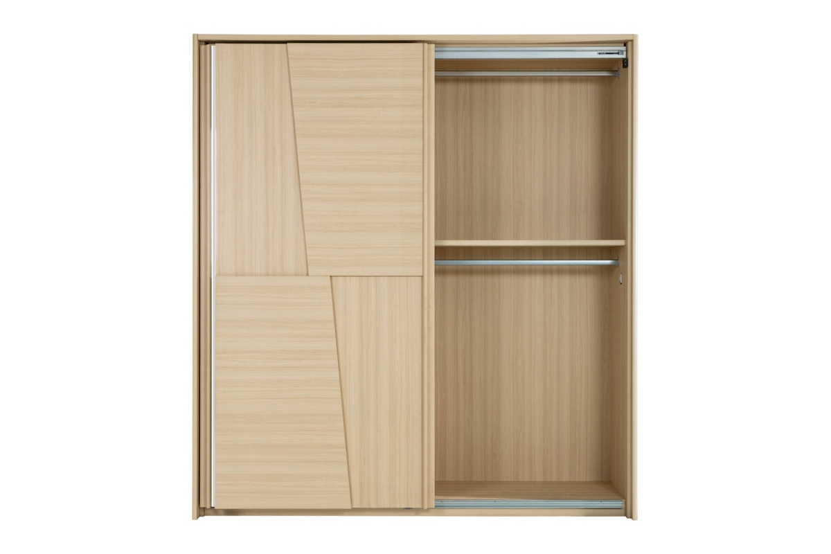Armoire Soléa 2 portes coulissantes avec miroir