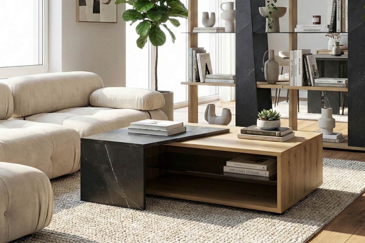 Table basse contemporaine Orée au style moderne et raffiné
