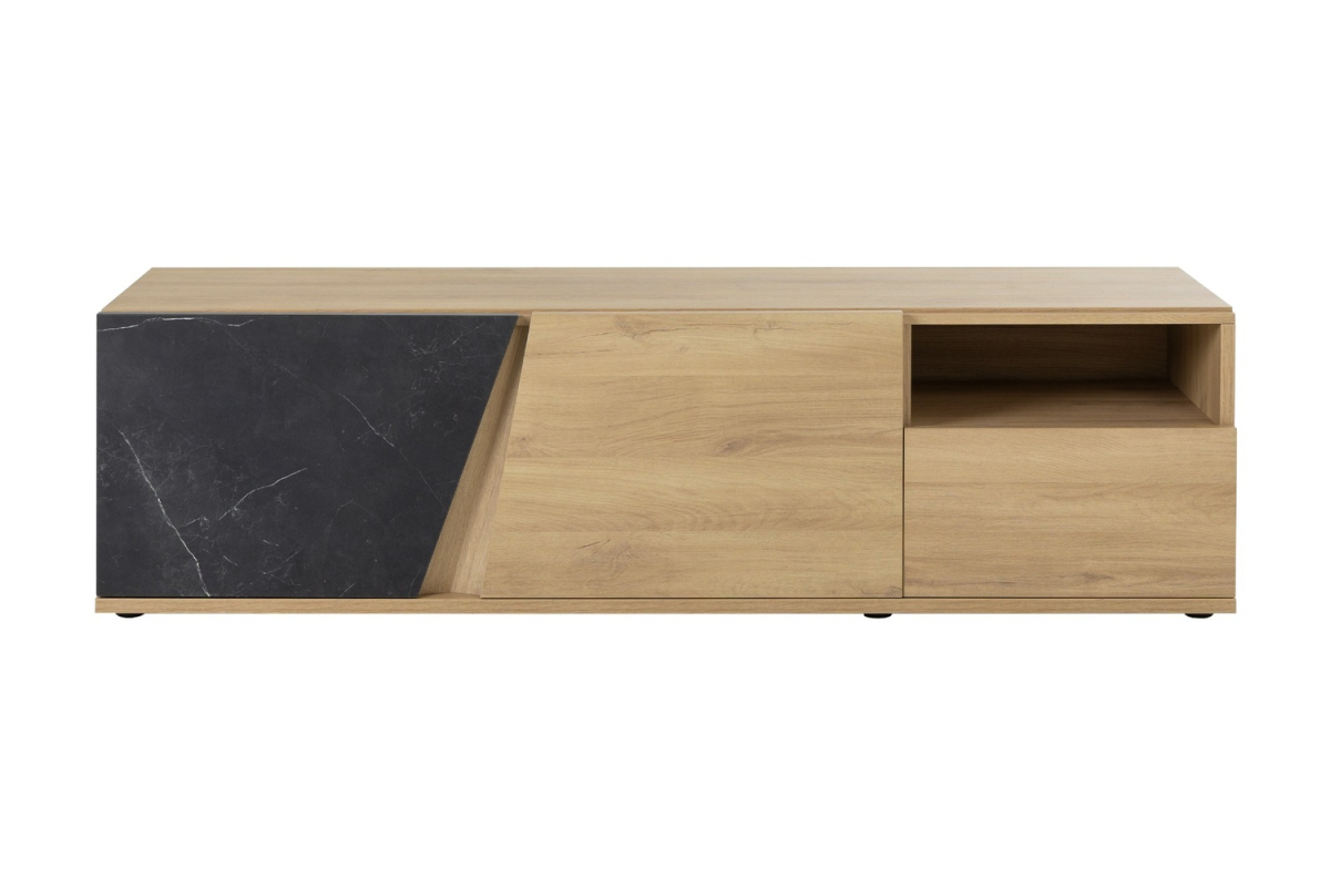 Meuble TV 2 portes 1 tiroir Orée design contemporain