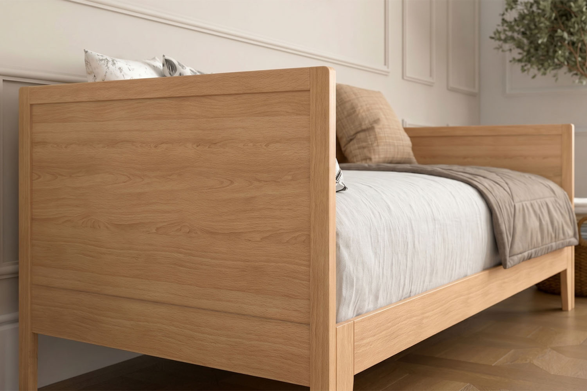 Lit banquette extensible Sienna | Hêtre massif français