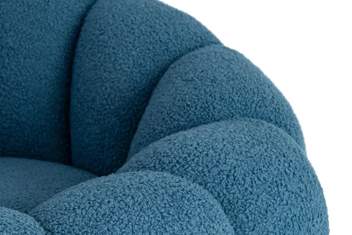 Fauteuil éponge bouclette Elio – Élégance texturée